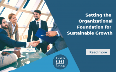 Setting the Organizational Foundation for Sustainable Growth